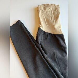 Motherhood Maternity Charcoal Gray Soft and Stretchy Leggings